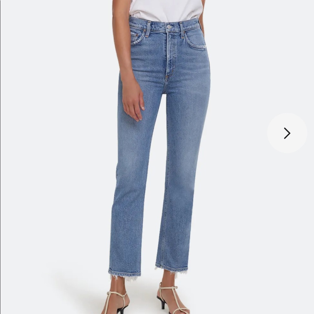 Agolde Wilder straight jeans in Cascadia